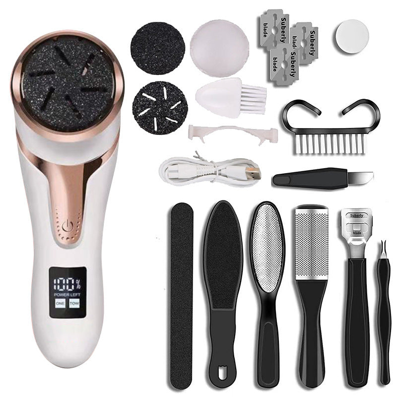 LCD Digital Display Electric Vacuum Cleaner Foot Scrubber Exfoliating Pedicure Beauty Supplies Gadgets LCD Digital Display Electric Vacuum Cleaner Foot Scrubber Exfoliating Pedicure Beauty Supplies Gadgets